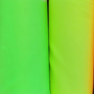 ネオンイエロー、ピンク、グリーン、マゼンタ、ネオプレンテクノ生地 ヤード単位で販売