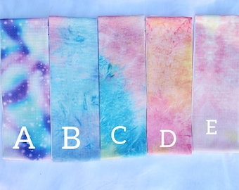 Tecidos elásticos em cores pastel tie-dye de 4 vias Bullet/Liverpool vendidos por metro Damians Fabrics