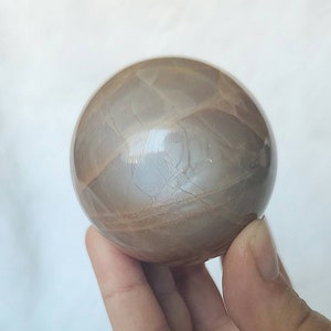 Peach Moonstone Sphere 61MM image 1