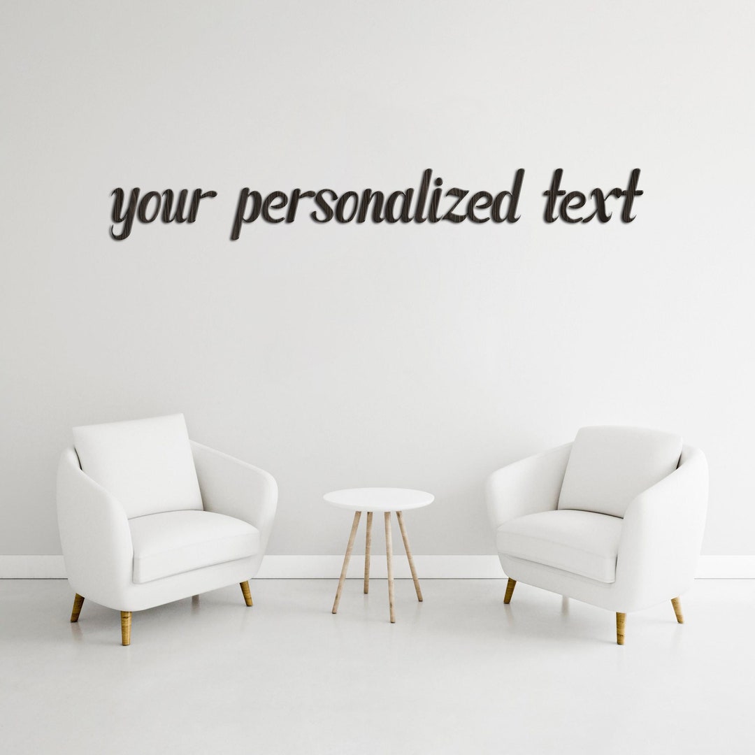 Custom Wood Words, Wood Words for Wall, Personalized Wood Sign for Wall
