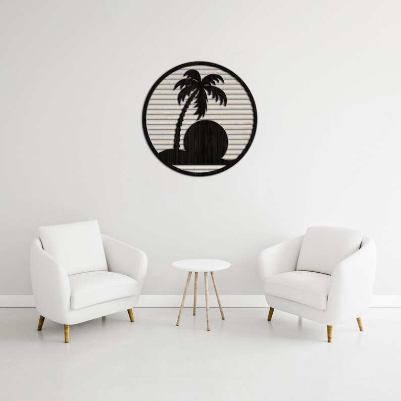 Palm Tree Sign, Palm Tree Wood Wall Art, Palm Tree Wall Decor, Wooden Palm Tree Wall Art, Palm