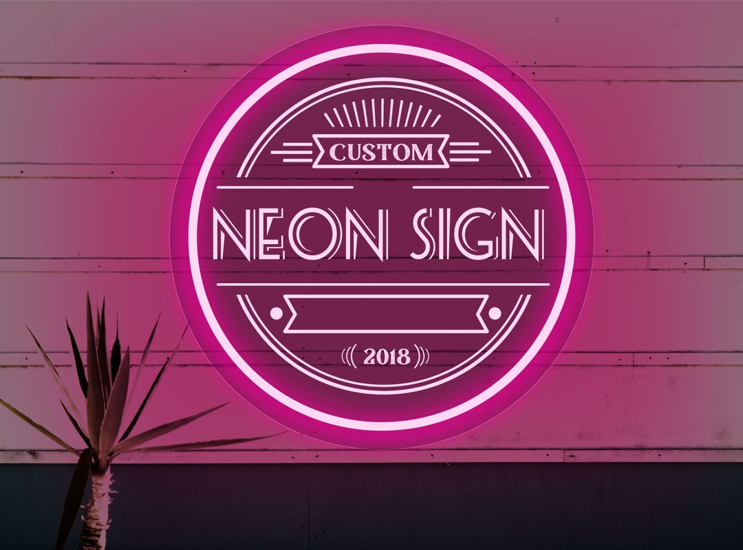 Custom Neon Light Sign for Wall, Custom Neon Sign Logo Small, Custom Led Sign Name, Custom Light