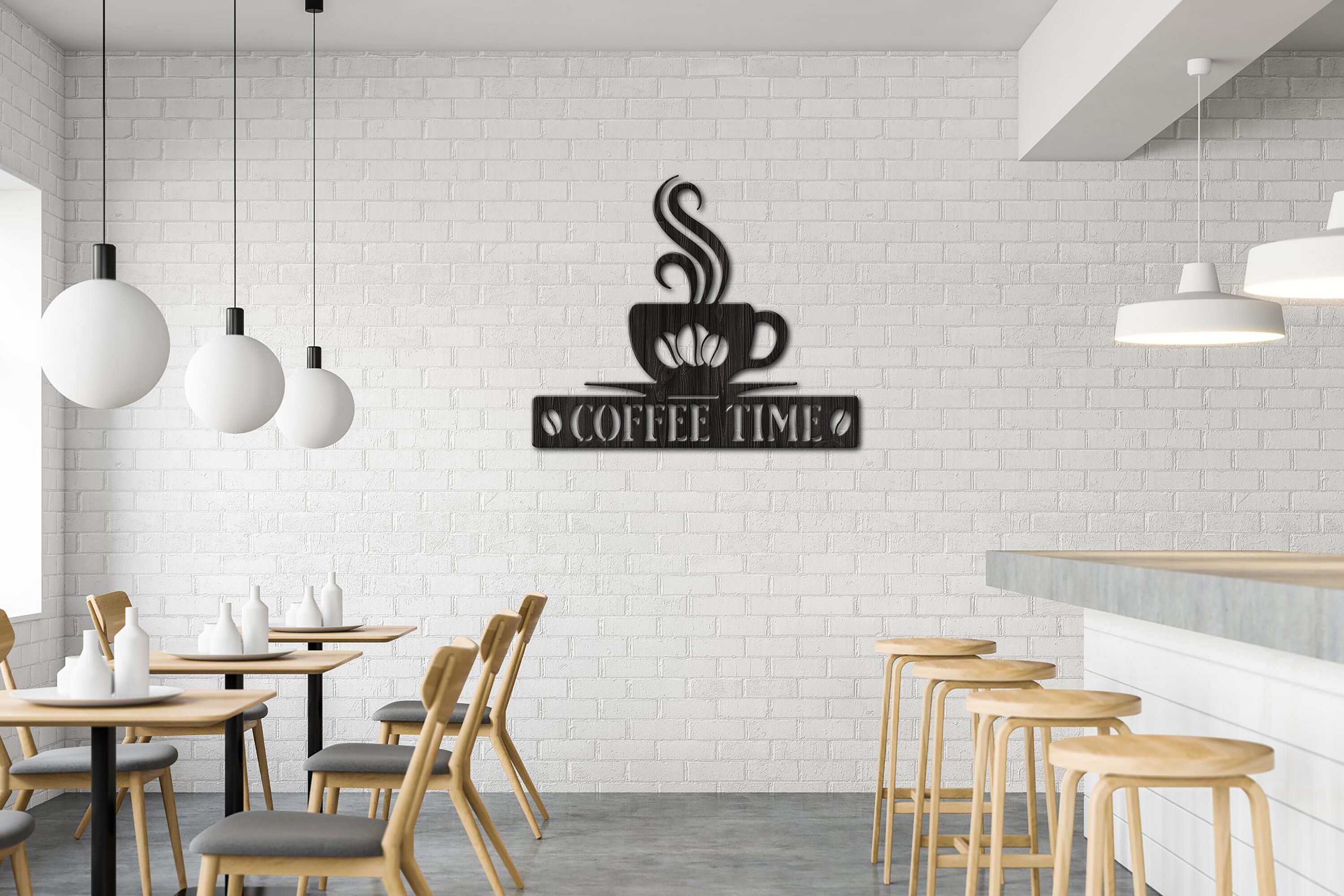 Coffee Time Sign Coffee Time Wall Decor Coffee Sign for Etsy UK