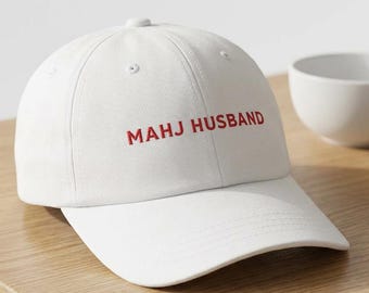 Mahjong Husband Embroidered Dad Hat | Funny Mahjong Gift