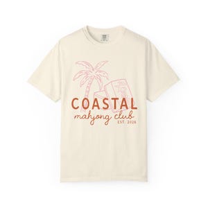 Camiseta del Club de Mahjong Costero / Regalo de Mahjong para Ella Ivory