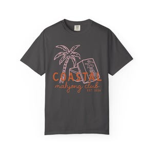 Camiseta del Club de Mahjong Costero / Regalo de Mahjong para Ella Graphite
