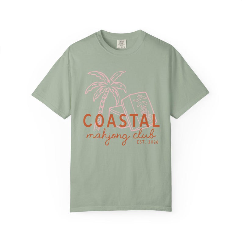 Camiseta del Club de Mahjong Costero / Regalo de Mahjong para Ella imagen 11