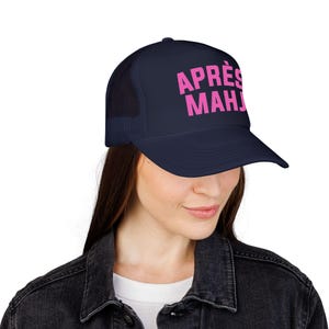 Apres Mahj Trucker Hat, Mahjong Trucker Cap, Retro Foam Mesh Hat, Mahjong Gift for Her, Game Night Hat, Mahj Squad Gift, Funny Mahjong Hat afbeelding 18