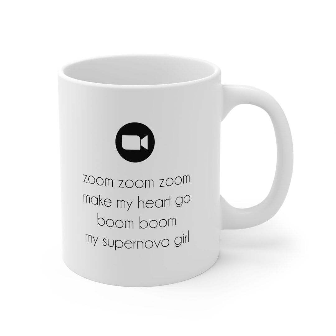 Coffee Mug Funny, Zoom Zoom Zoom Mug, Mugs With Sayings, Mug for Coworker, Worker Gift , Work
