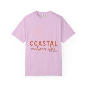 Camiseta del Club de Mahjong Costero / Regalo de Mahjong para Ella Orchid