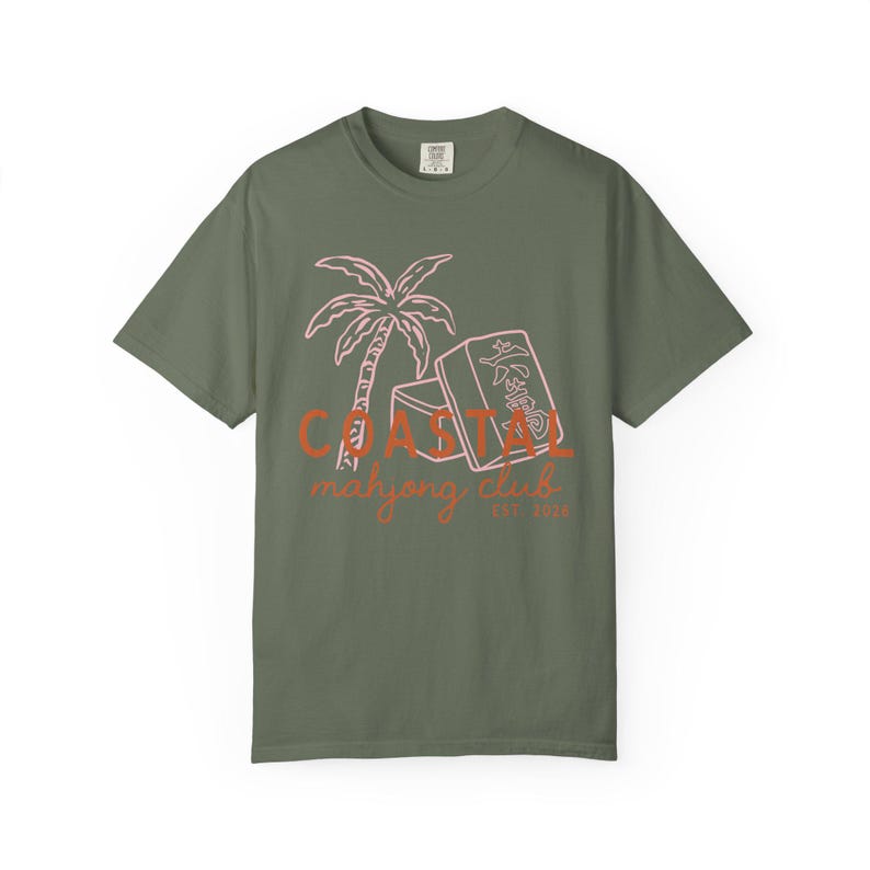 Camiseta del Club de Mahjong Costero / Regalo de Mahjong para Ella imagen 12