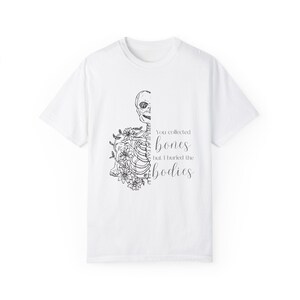 Bones Interlude Lyrics Garment-Dyed Tee, Kelsea Ballerini Concert T-shirt, Country Music Fan Gift, Unisex Shirt White