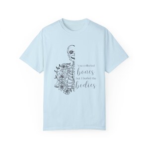 Bones Interlude Lyrics Garment-Dyed Tee, Kelsea Ballerini Concert T-shirt, Country Music Fan Gift, Unisex Shirt Chambray