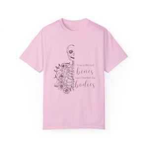 Bones Interlude Lyrics Garment-Dyed Tee, Kelsea Ballerini Concert T-shirt, Country Music Fan Gift, Unisex Shirt Blossom