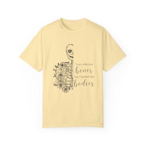 Bones Interlude Lyrics Garment-Dyed Tee, Kelsea Ballerini Concert T-shirt, Country Music Fan Gift, Unisex Shirt Banana