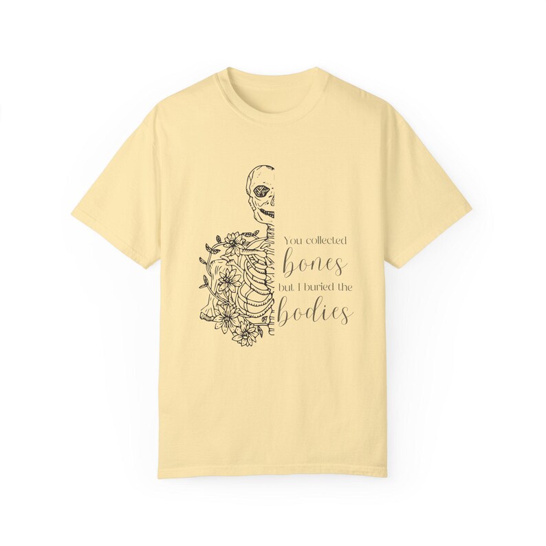 Bones Interlude Lyrics Garment-Dyed Tee, Kelsea Ballerini Concert T-shirt, Country Music Fan Gift, Unisex Shirt Banana