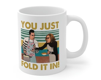 Fold It In Mug | Schitt’s Creek David Rose Quote Coffee Cup