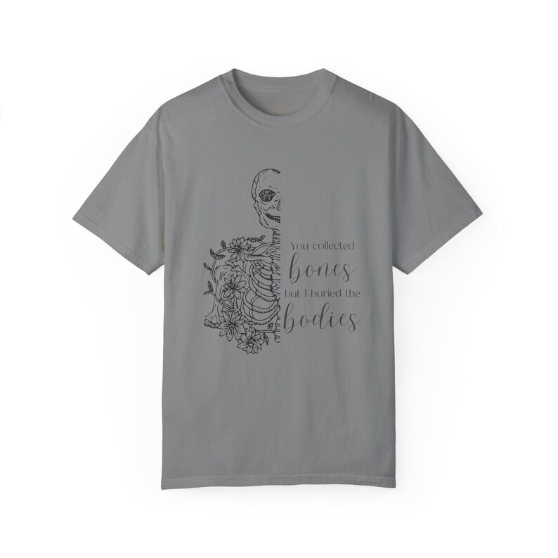 Bones Interlude Lyrics Garment-Dyed Tee, Kelsea Ballerini Concert T-shirt, Country Music Fan Gift, Unisex Shirt Granite