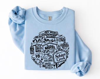 Schitts Creek Sweatshirt, Funny Moira Rose TV Show Fan Apparel, Unisex Crewneck Jumper, Gift for Comedy Lovers