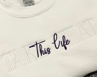 Take That customised Sweatshirt with song album title or lyric of your choice
