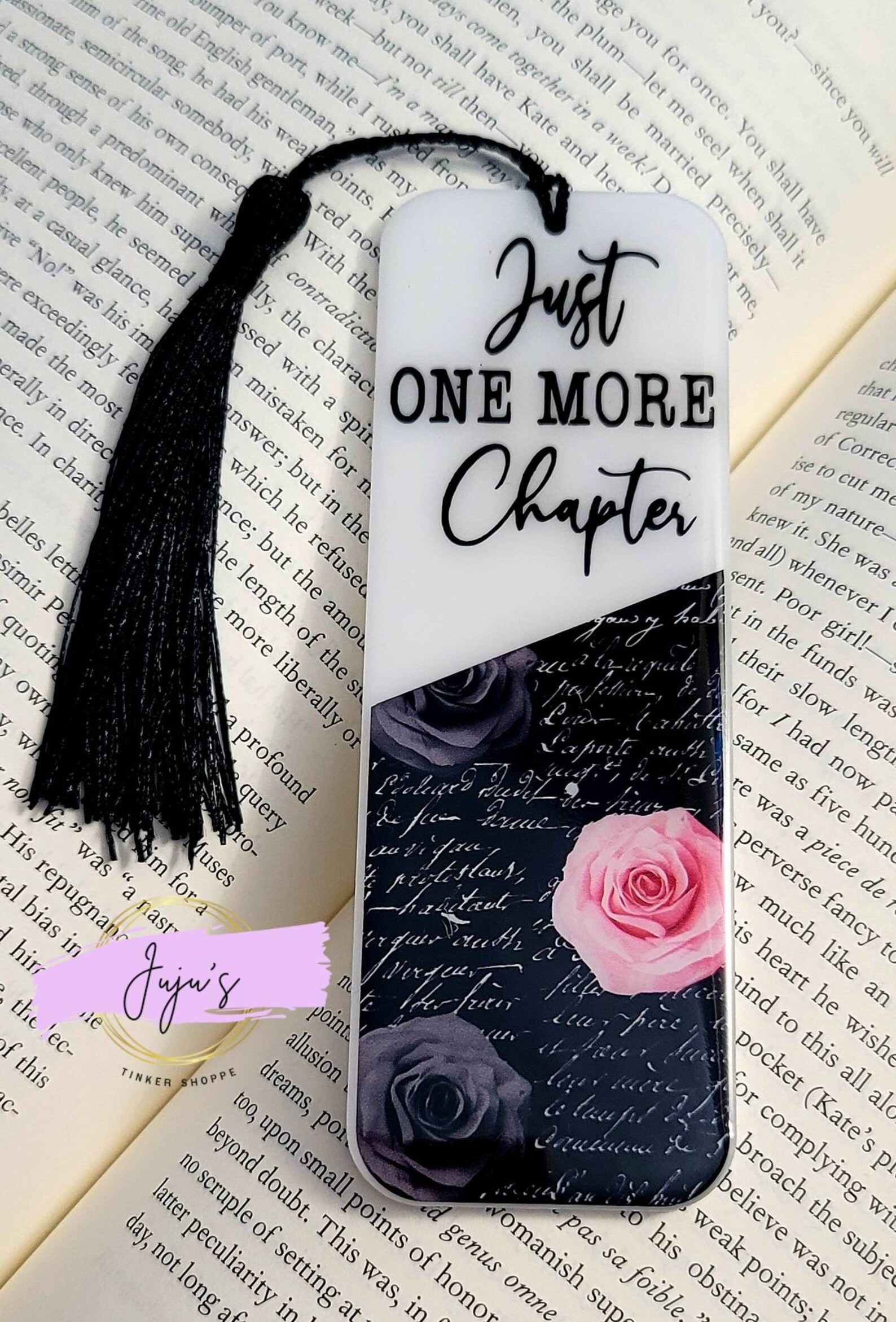 Just One More Chapter Bookmark/acrylic Bookmark With Etsy