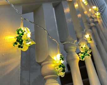 Warm White Green Dinosaur Fairylights.