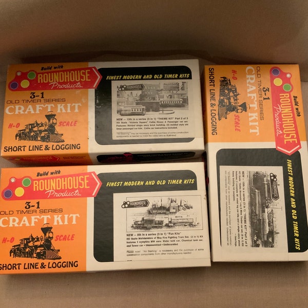 Escala HO, trenes, kits de tren Roundhouse