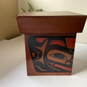 Haida Box Northwest Coast First Nations Bentwood Box