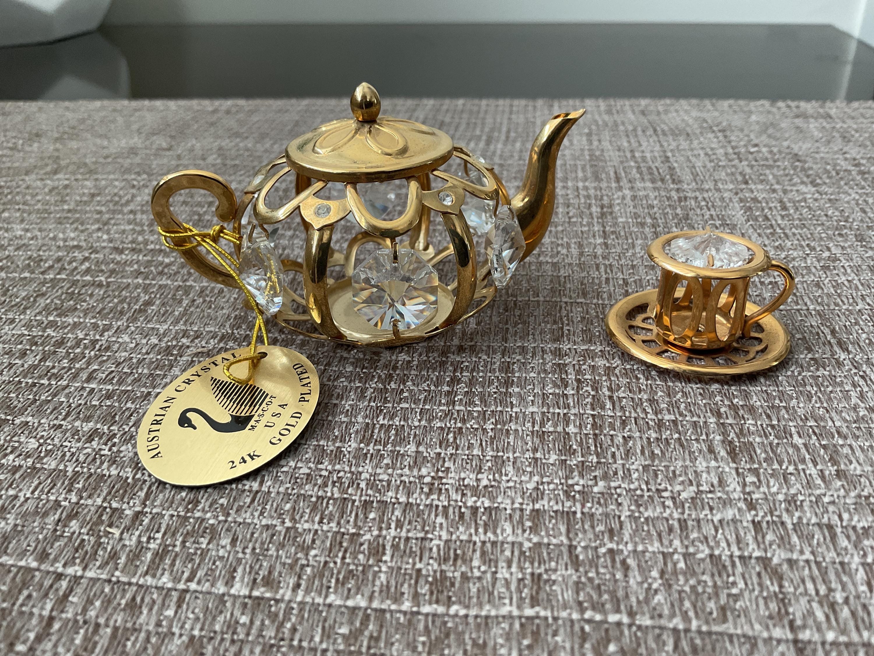 Swarovski Tea Set - Etsy