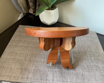 Vintage Bow Shelf Handmade Wooden Wall Shelf