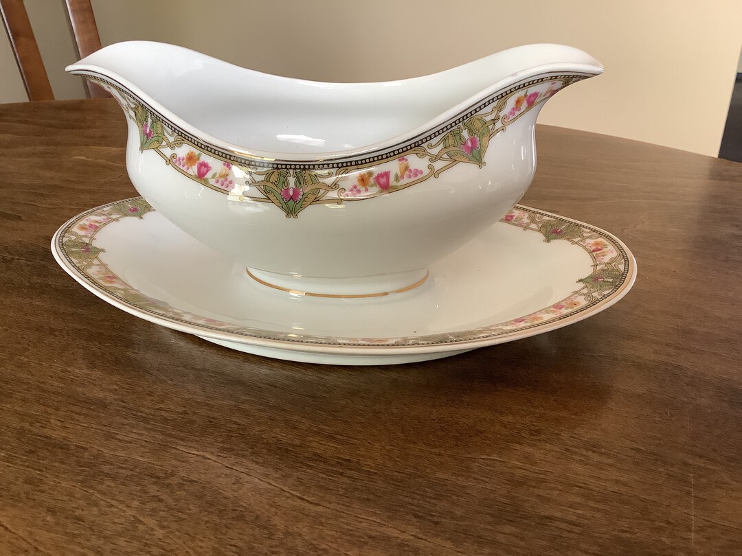 Limoges Gravy Boat Limoges France Elite Works Gravy Boat Etsy