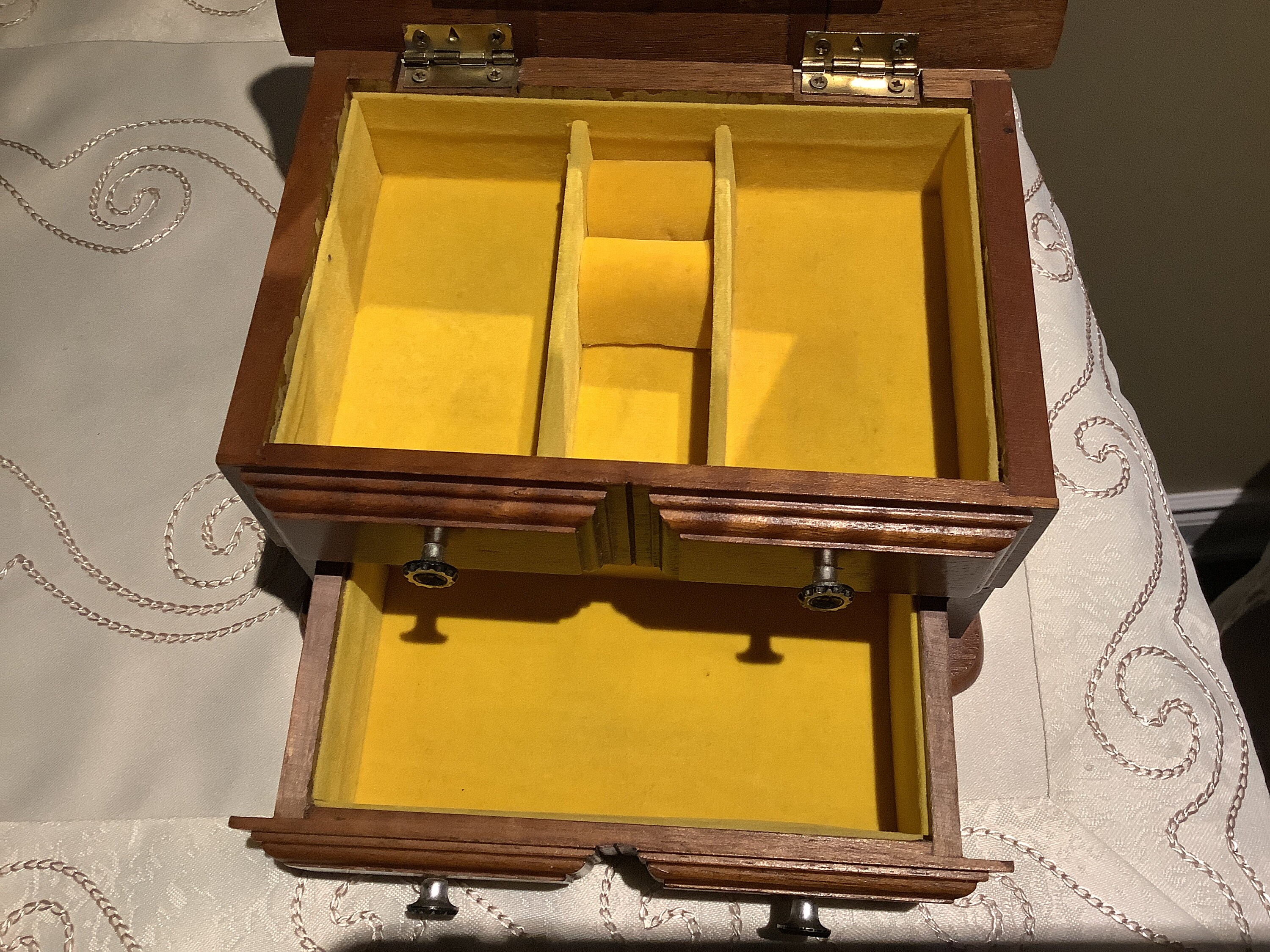 Jewel Box Wooden Jewelry Box Musical Jewelry Box Musical Etsy