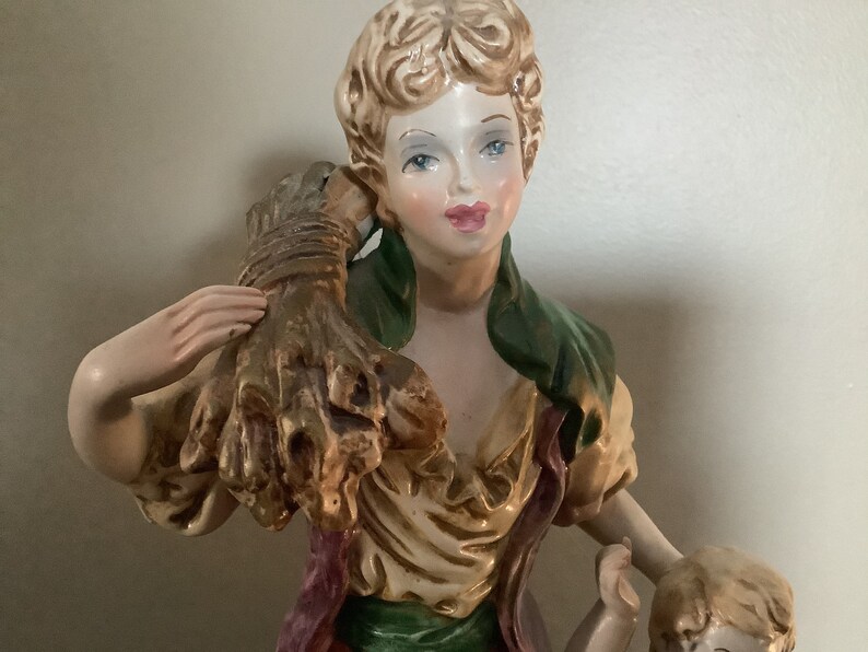 Capodimonte lamp base Capodimonte lamp Capodimonte figure Capodimonte Italian