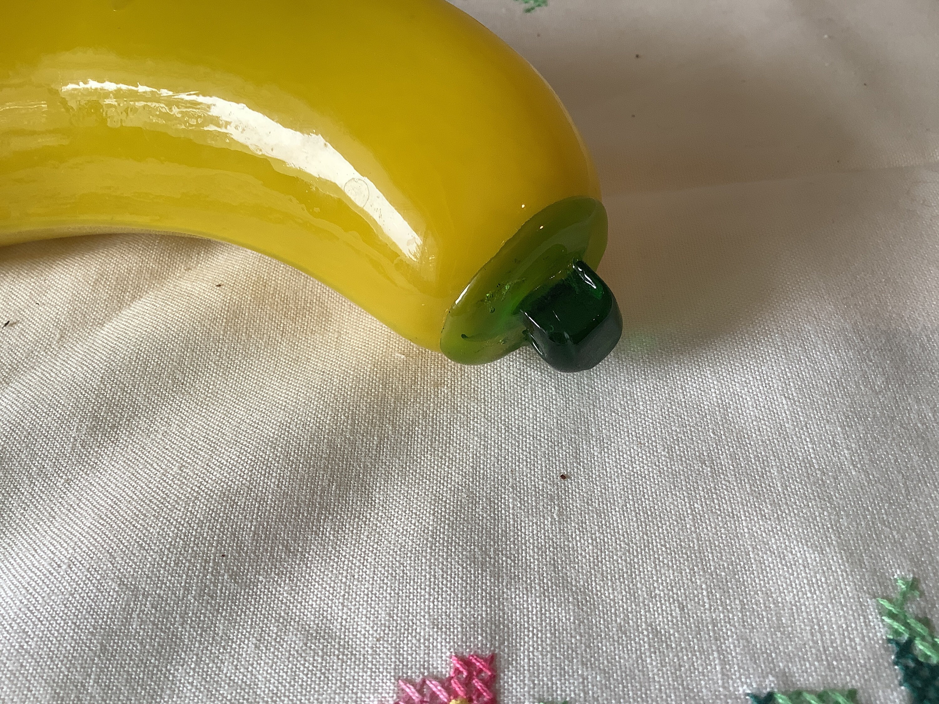 Murano banana glass banana Murano fruit glass fruit Etsy