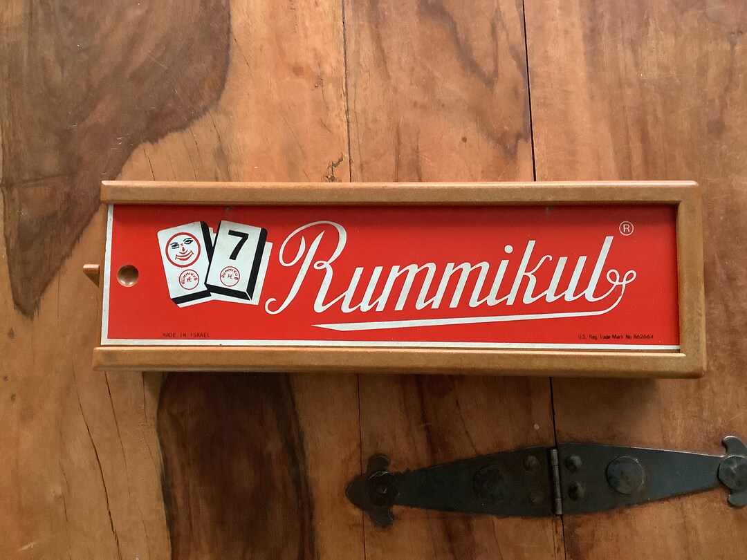 Vintage Rummikub 70s Rummikub Bakelite Rummikub Set Etsy