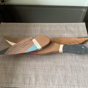 Canard colvert en bois Whirligig