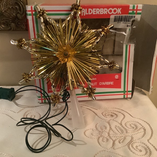 Tree topper, Christmas tree star, vintage tree topper