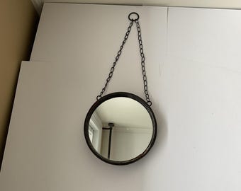 Metal Round Hanging Mirror small Wall Mirror