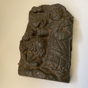 Vintage Artist Casting Metal Casting Wall Decor