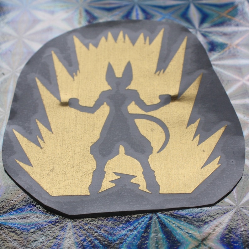 Lord Beerus DBZ Vinyl Sticker Dragon Ball Metallic Super - Etsy
