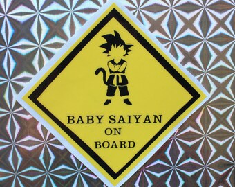 Saiyan On Board Etsy