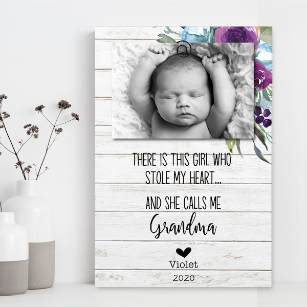 Grandma Gift Mother's Day Gift For Grandma | Gift From Grandkids Picture Frame | Grandma Gift | Personalized Grandma Gift | 5x7 Picture