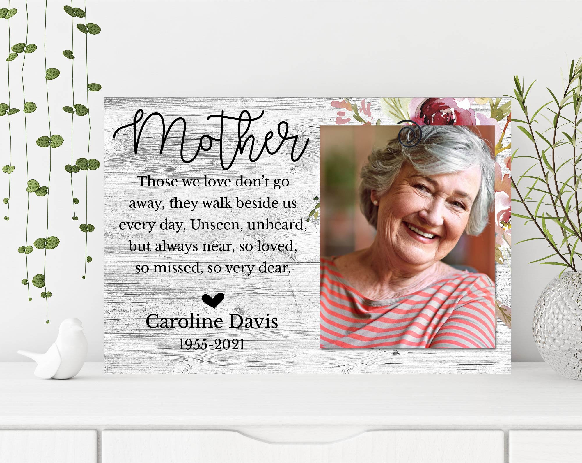 Mom Loss Memorial Mother Loss Mom Memorial Gift Mom Loss