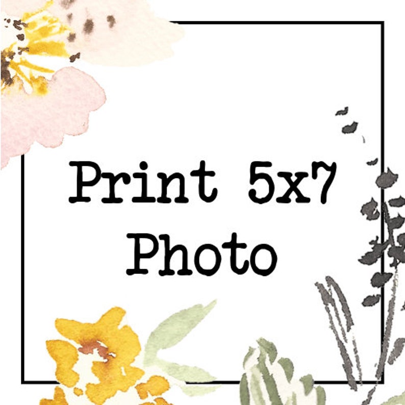Photo Printing With Frame Order