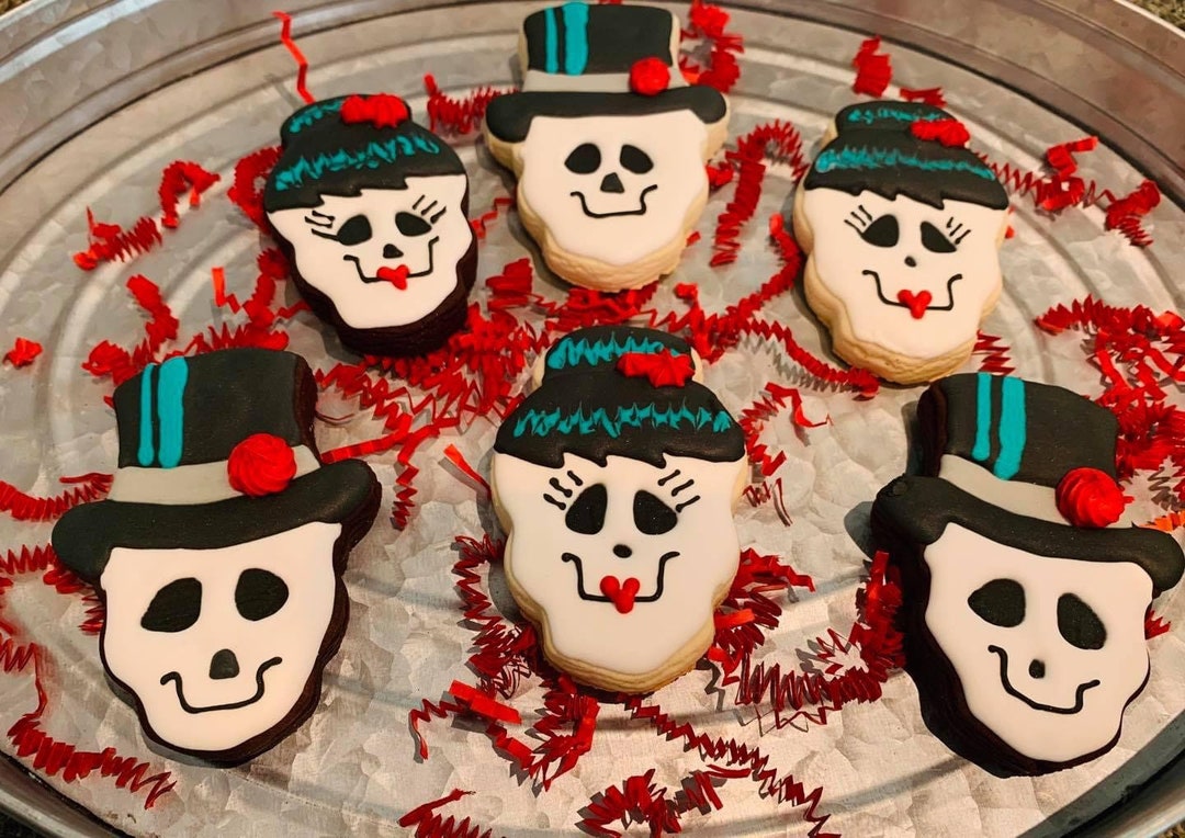 Halloween/sugar Skull Sugar Cookies Etsy
