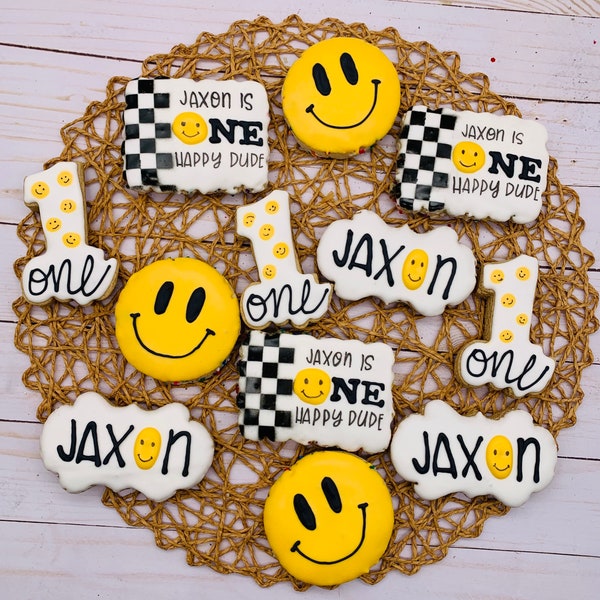 Happy Dude Sugar Cookie Etsy