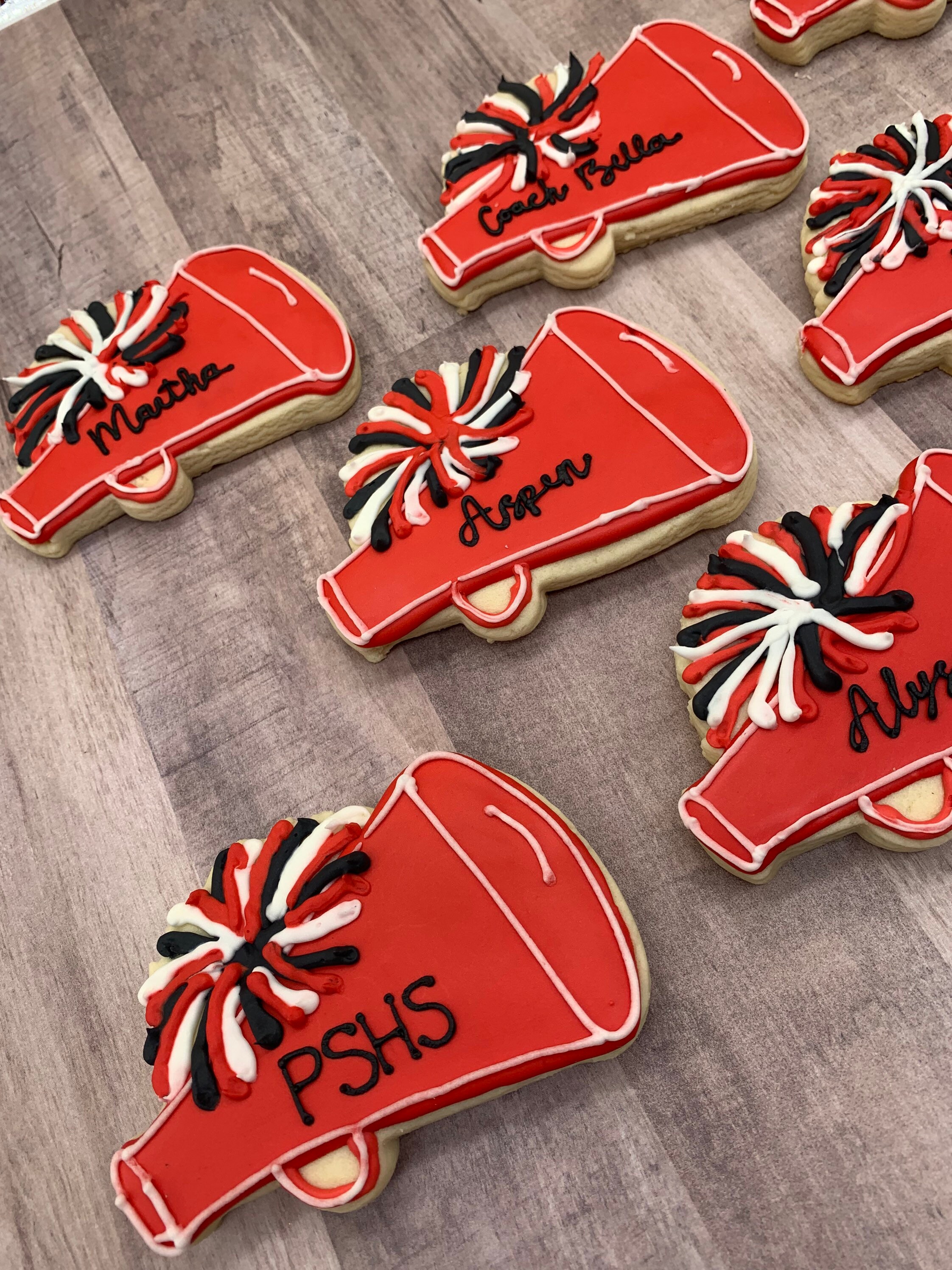 Megaphone /cheerleading Sugar Cookies Etsy