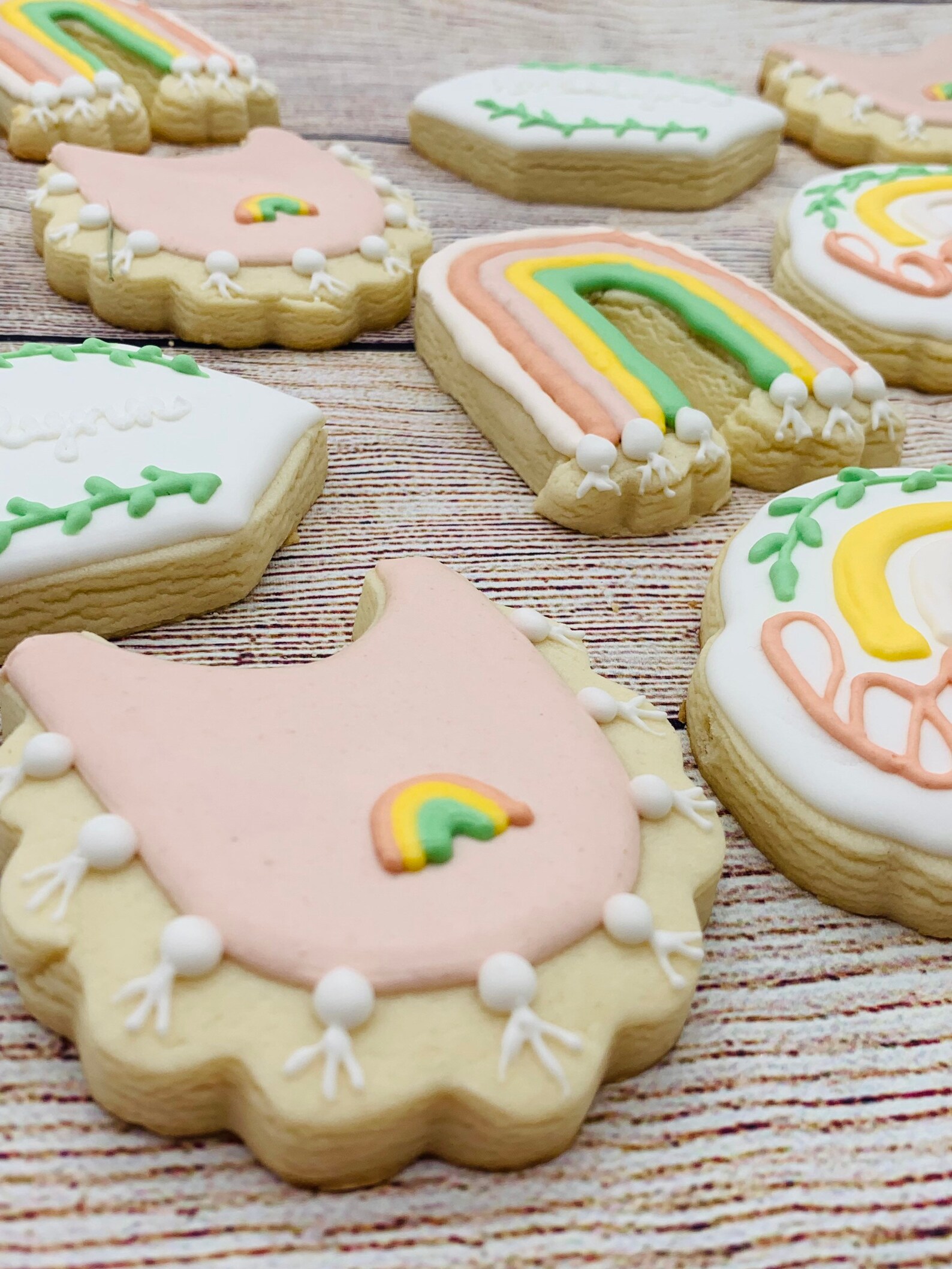 Boho baby shower sugar cookies Etsy