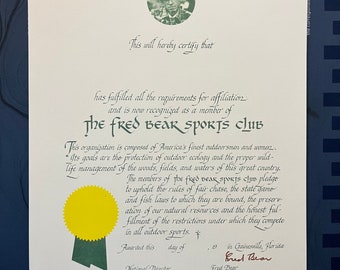 Fred Bear "El Club Deportivo Fred Bear"