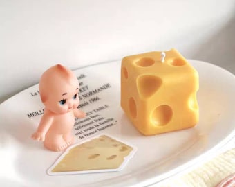 Cheese candle| Real dessert Candle | 100% Nature Soy Wax